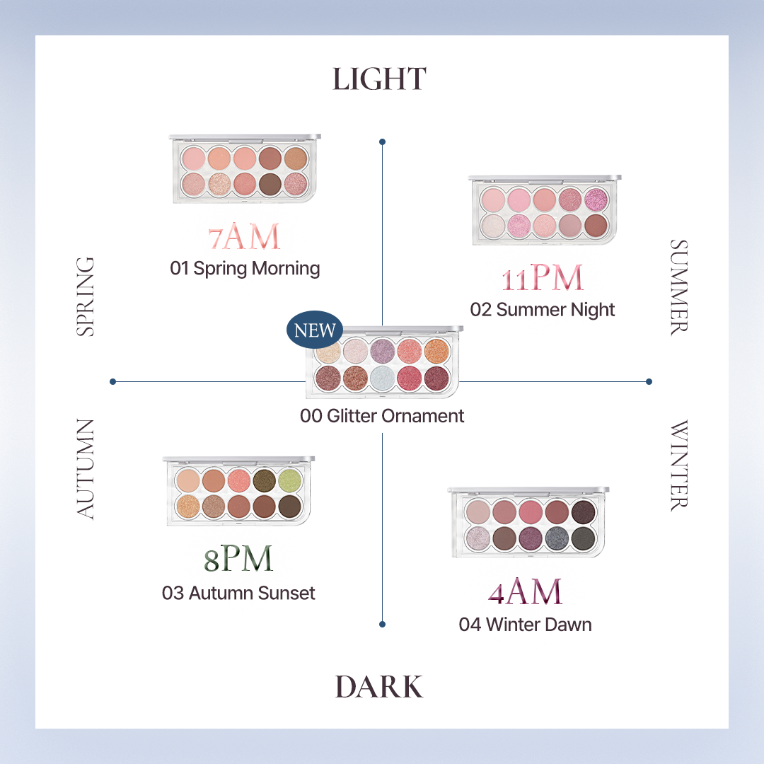 Light On Eyes Shadow Palette_00 Glitter Ornament