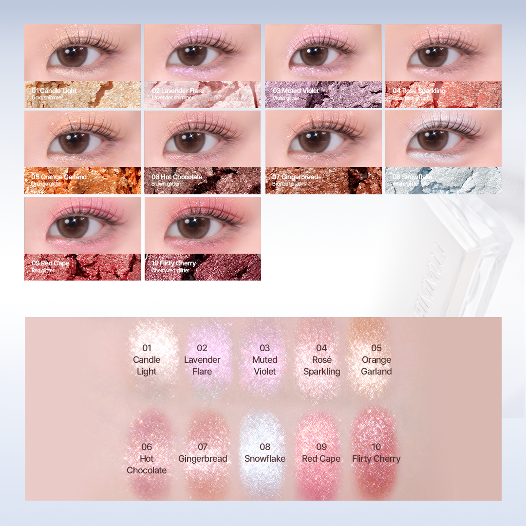 Light On Eyes Shadow Palette_00 Glitter Ornament